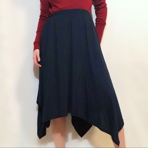 Joe Fresh NWT navy blue mid length skirt